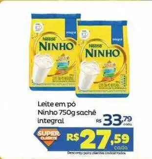 Super Lagoa Leite em pó ninho integral oferta