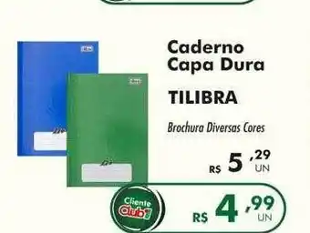 Caderno capa dura tilibra