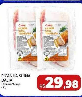 Rebouças Supermercados Picanha suina dália oferta