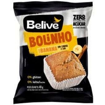 Covabra Supermercados Bolinho belive zero açucar, gluten e lactose banana com chia 40g oferta