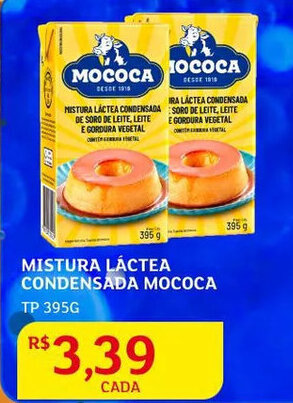Assaí Atacadista Mistura láctea condensada Mococa Tp 395g oferta