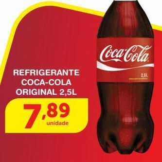 Roldão Refrigerante coca- cola 2,5l oferta