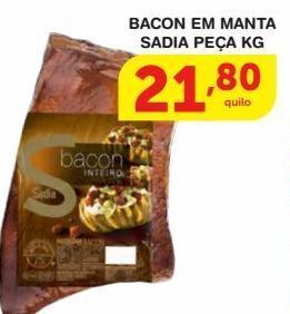 Roldão Bacon manta sadia kg oferta