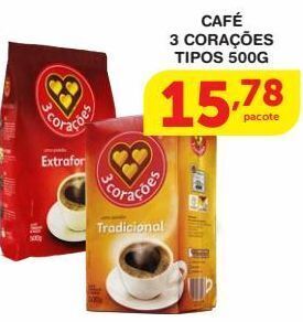 Roldão Café 3 corações 500g oferta