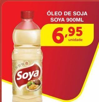 Roldão Óleo de soja soya 900ml oferta