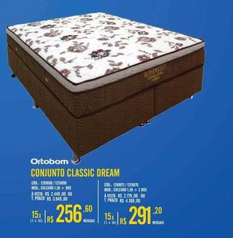 Zema Ortobom conjunto classic dream oferta