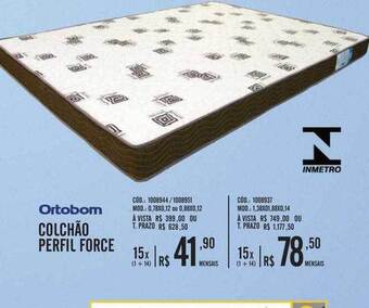 Zema Ortobom colchão perfil force oferta