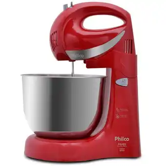 Balaroti Batedeira philco paris inox duo mixer turbo 2 vermelha 350w oferta