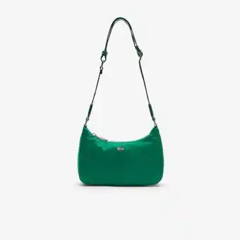 Lacoste Bolsa tiracolo unissex em náilon com alça assinada e crocodilo em metal oferta