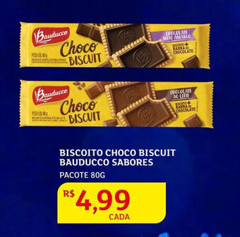 Assaí Atacadista Biscoito Choco Biscuit Bauducco Sabores 80g oferta
