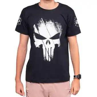 Camiseta militar justiceiro punisher 100% algodão fio 30 manga curta team six