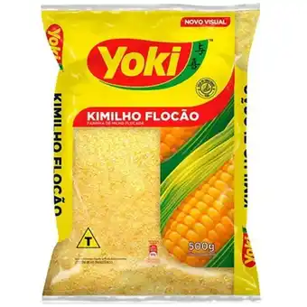 GoodBom Farinha de milho flocada yoki kimilho flocão 500g oferta