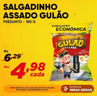 Salgadinho Assado Gulão 180g