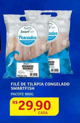 Assaí Atacadista Filé de Tilápia Congelado Smartfish 800g oferta