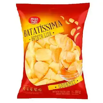 Batata mega chips batatíssima gourmet 200g