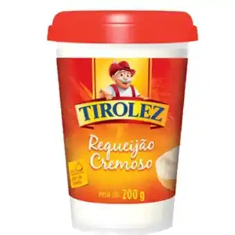 Super Lagoa Requeijao tirolez 200g tradicional oferta