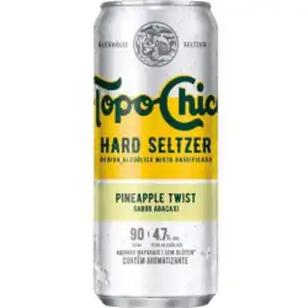 Bebida topo chico hard seltzer abacaxi 310ml