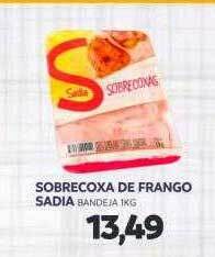 Novo Mix Sobrecoxa de frango sadia oferta