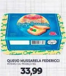 Novo Mix Queijo mussarela federicci oferta