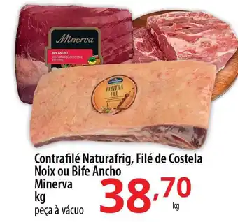 Akki Atacadista Contrafilé naturafrig filé de costela noix ou bife ancho minerva kg oferta