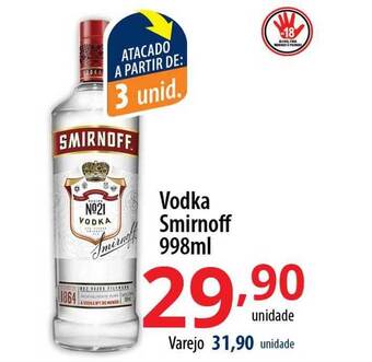 Akki Atacadista Vodka smirnoff oferta