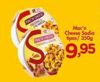Confiança Supermercados Mac'n cheese sadia tipos oferta