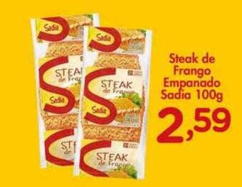 Confiança Supermercados Steak de frango empanado sadia oferta