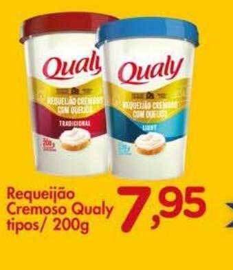 Confiança Supermercados Requeijão cremoso qualy tipos oferta