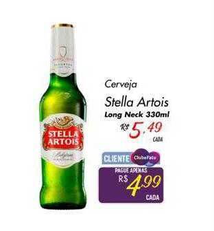 Muffato Cerveja stella artois long neck oferta