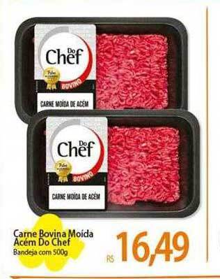 Atacadão Carne bovina moída acém do chef oferta
