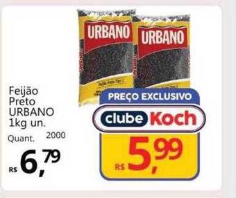 Supermercados Koch Feijão preto urbano oferta