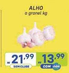Prezunic Alho a granel kg oferta