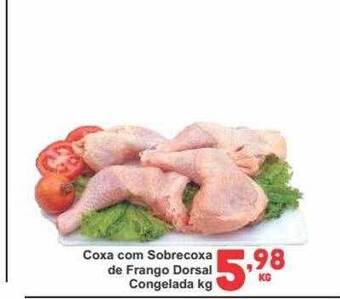 Rede Super Compras Coxa com sobrecoxa de frango dorsal congelada oferta