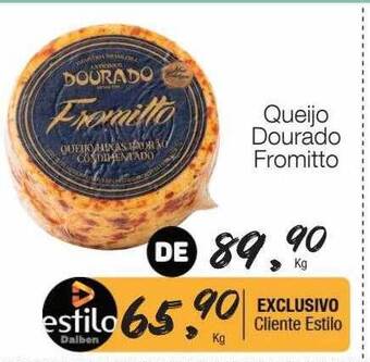 Supermercado Dalben Queijo dourado fromitto oferta
