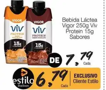 Supermercado Dalben Bebida láctea vigor viv protein sabores oferta