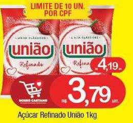 Açúcar refinado união