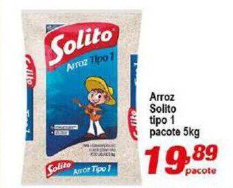 Pão de Mel Arroz Solito Tipo 1 Pacote 5kg oferta