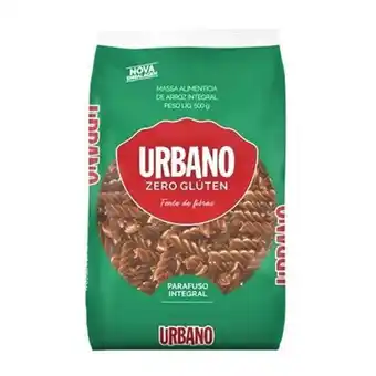 Supermercado Bergamini Macarrão de arroz integral parafuso/fusilli urbano embalagem 500g oferta
