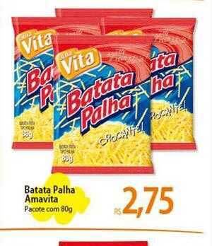 Atacadão Batata palha amavita pacote oferta