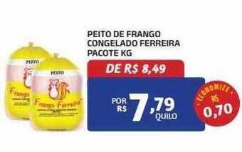 Bahamas Mix Peito de frango congelado ferreira oferta