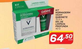 GBarbosa Kit normaderm vichy sabonete + gel de limpeza profunda oferta