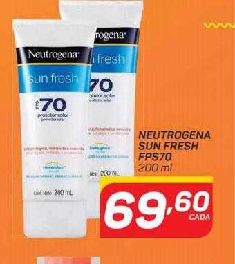 GBarbosa Neutrogena sun fresh fps70 oferta
