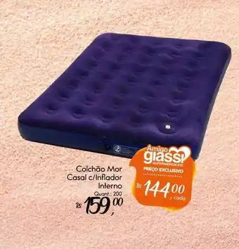 Giassi Supermercados Colchão mor casal c inflador interno oferta