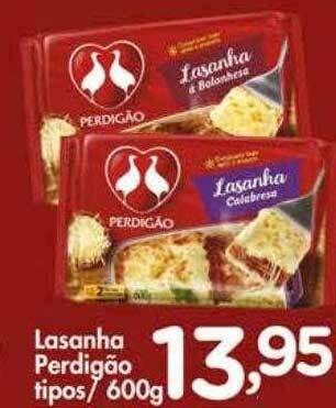 Confiança Supermercados Lasanha perdigão tipos oferta