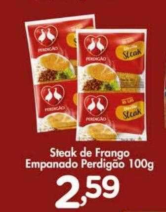 Confiança Supermercados Steak de frango empanado perdigão oferta