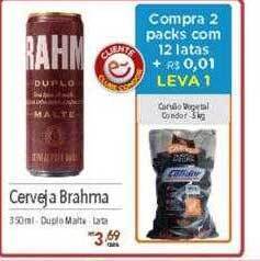 Supermercados Condor Cerveja brahma oferta