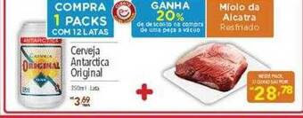 Supermercados Condor Cerveja antarctica original oferta