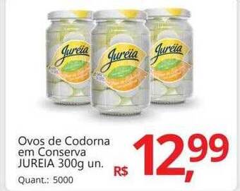 Ovos de codorna em conserva jureia