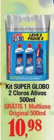 Supermercados Unidos Kit super globo 2 cloros ativos oferta