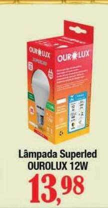 Supermercados Unidos Lâmpada superled ourolux 12w oferta